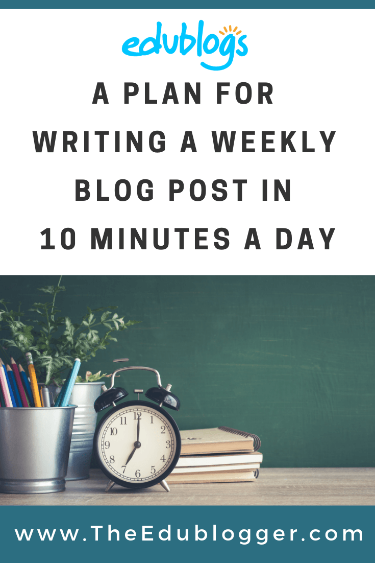 This post outlines a simple approach that will see you develop consistency with your blogging and publish one blog post a week. You only need 10 minutes a day to reach your blogging goals!
