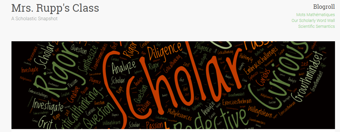 Screenshot of Mrs Rupp's Class