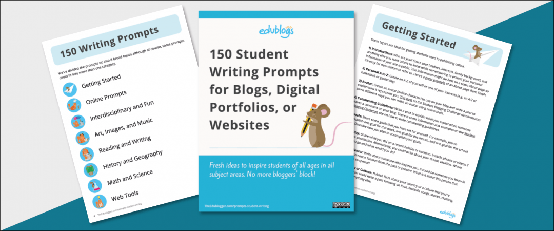Download PDF eBook with 150 writing prompts for students of all ages in all subject areas. 