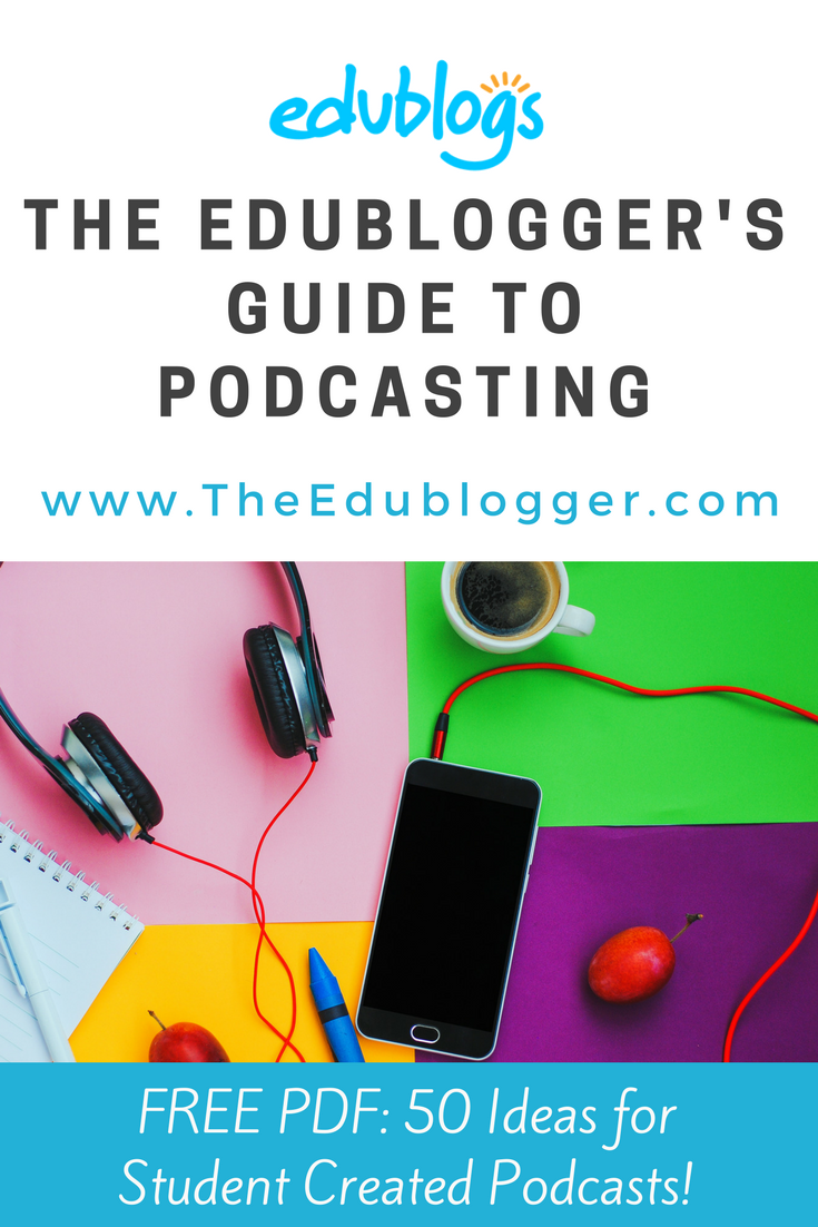 This guide helps teachers and students learn how to consume and create their own podcasts. We've also included a PDF with 50 ideas for student created podcasts.